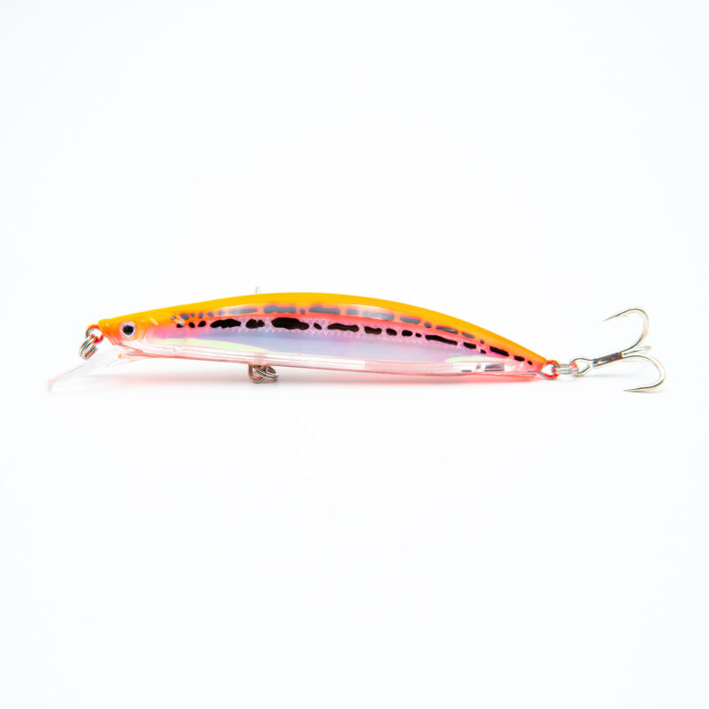 Señuelo Canbra Hunter SW 11.5cm para pesca deportiva – Modelo Sinking con anzuelos BKK 4X.