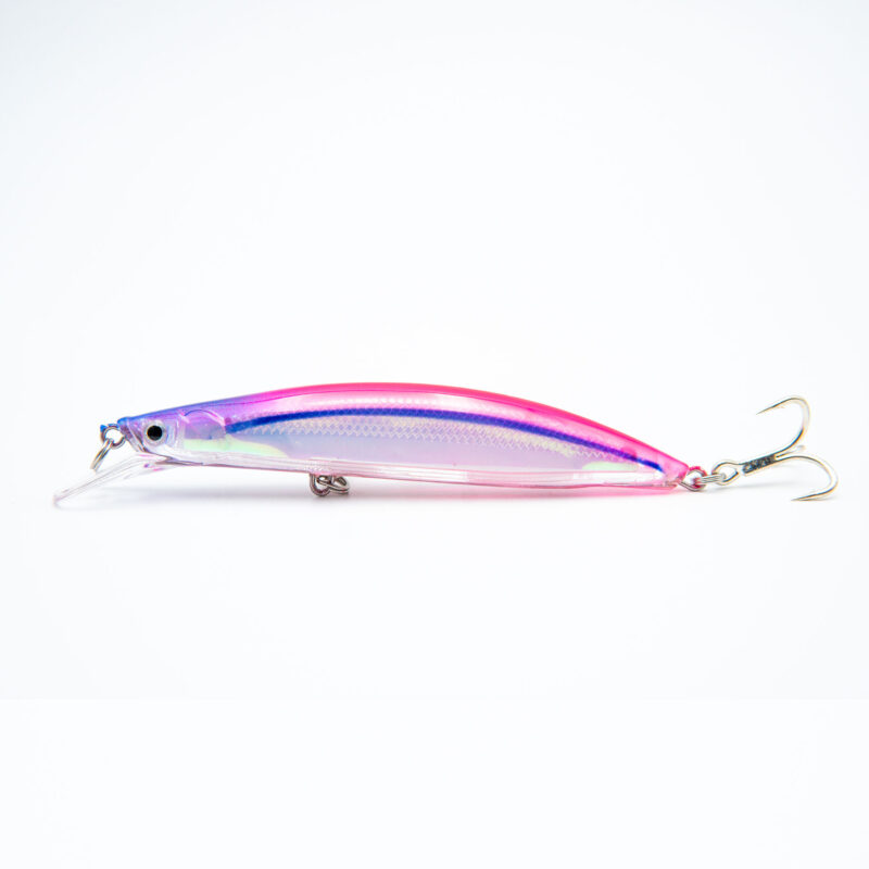 Señuelo Canbra Hunter SW 11.5cm para pesca deportiva – Modelo Sinking con anzuelos BKK 4X.