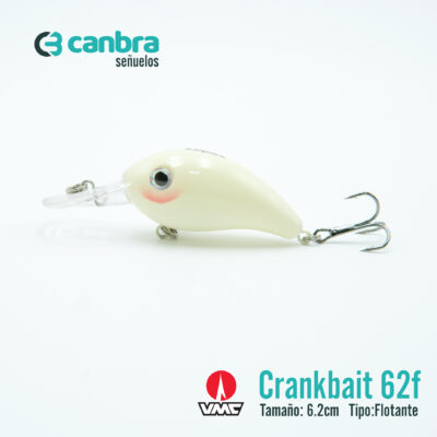 Crankbait 62f Blanco Hueso