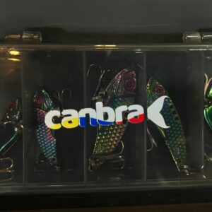 Caja señuelos metálicos canbra