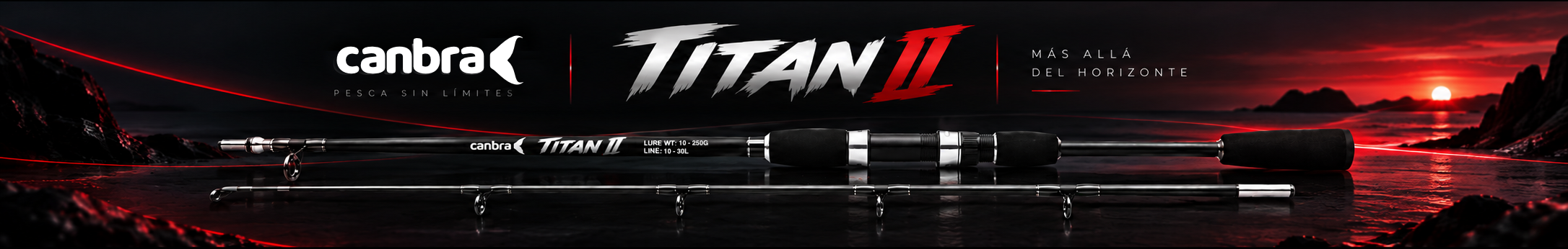 caña de pesca canbra titan II